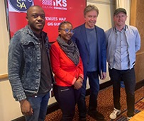 Andrew Mitchley (Chief Operations Officer & head of A&R, David Gresham Records and co-founder and Managing Director for Gresham Records), Neill Dixon, Kelebogile Phehle (Head Of Finance for CAPASSO), Roland Nzanzu (Head Of Licensing for CAPASSO)